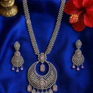 Blush Royale Long Necklace Set