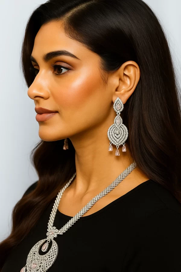 Blush Royale Long Necklace Set 2