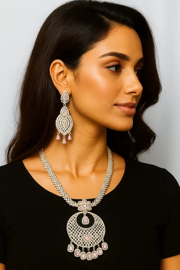 Blush Royale Long Necklace Set 3