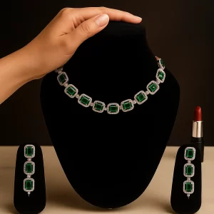 Emerald Elegance Statement Set