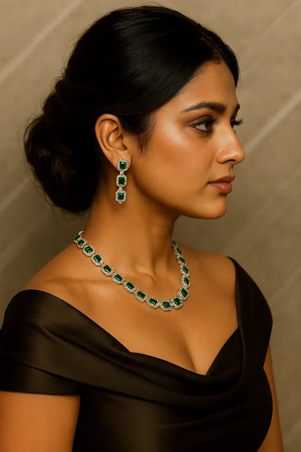 Emerald Elegance Statement Set 3