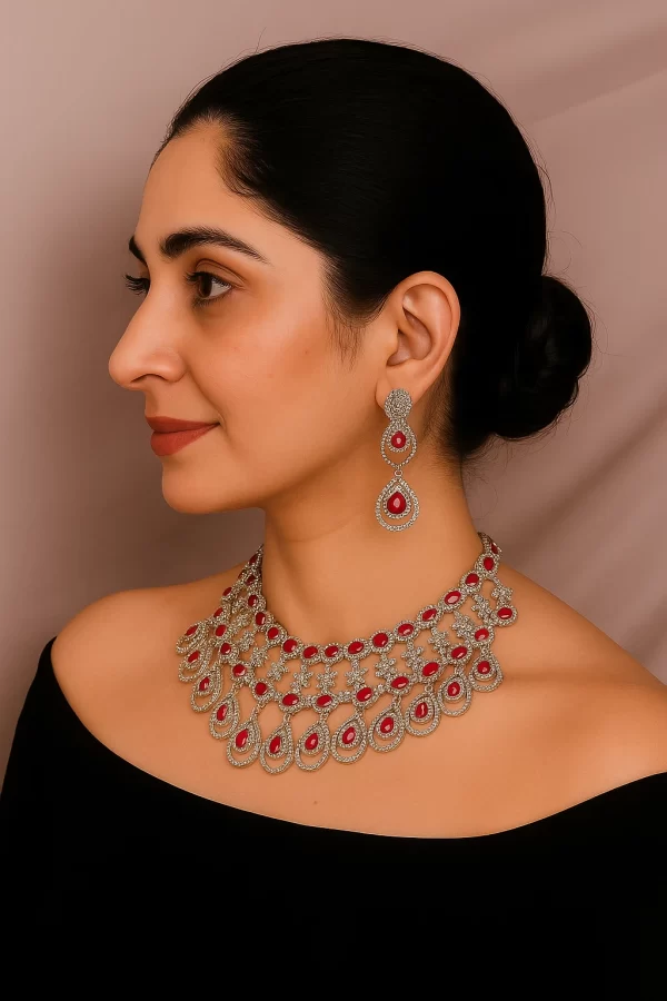 Radiant Raindrops Ruby Set 2
